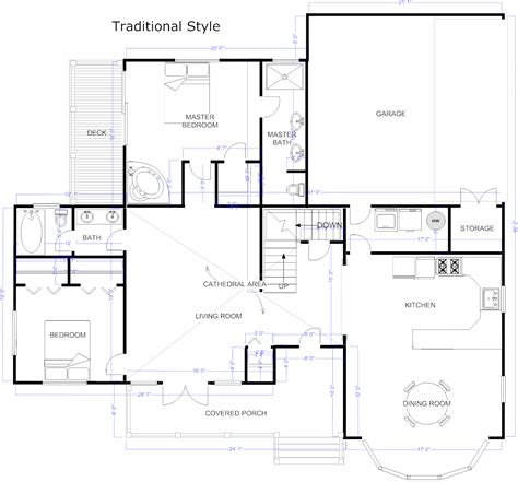 SmartDraw: House Design Software Home Design Software, Software Architecture Design ...