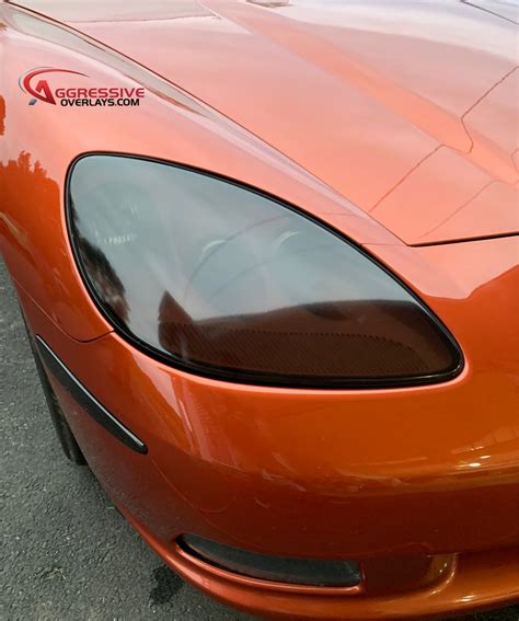 Corvette C6 Tinted Headlight Kit VInyl Film Overlays 20% | Etsy