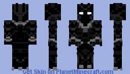 Black Panther Civil War Minecraft Skin