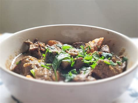 Slow-Cooked Nourishing Beef Heart Stew in the Instant Pot - Out by the door