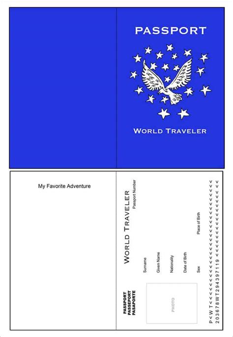 8+ Passport Templates PDF Word - Word Excel Samples