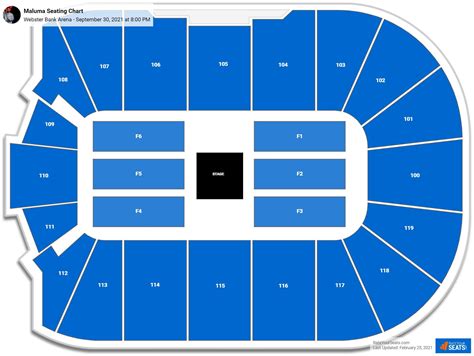 Webster Bank Arena Seating Chart - RateYourSeats.com