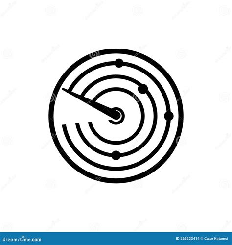 Radar icon logo vector stock illustration. Illustration of vector ...