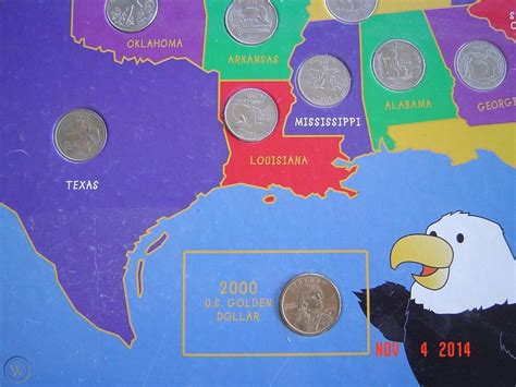 Collector Kids 50 State Quarters Map | #1728827671