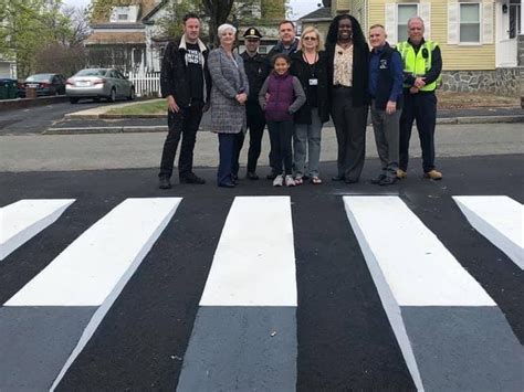 Medford Installs More 3D Crosswalks Outside Schools | Medford, MA Patch