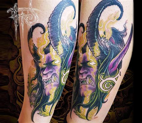 Illidan Stormrage tattoo by Minh Luurangon | Photo 24966