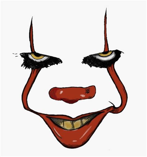 Picsart Pennywise , Png Download - Transparent Background Pennywise Face Png, Png Download ...