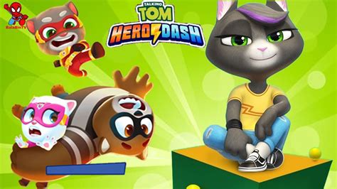 Chơi Game TALKING TOM HERO DASH - BECCA Vs Ginger VS Raccoon Boss ...