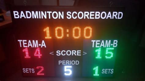 DEZIRE Metal Badminton LED Score Board, Dimension: 2x3 Ft at Rs 16500/piece in Noida