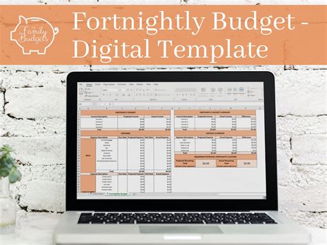 Fortnightly Budget Planner / Personal Budget Template / | Etsy