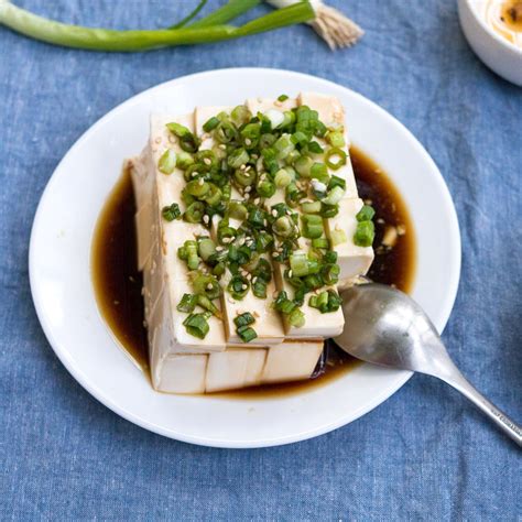 5-Minute Silken Tofu with Green Onion | Recipe Cart