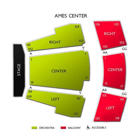 Ames Center Seating Chart | Portal.posgradount.edu.pe