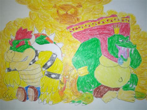 Bowser and King K. Rool Farts Massively by gasmaster7 on DeviantArt