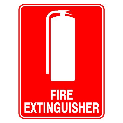 Printable Fire Extinguisher Sign