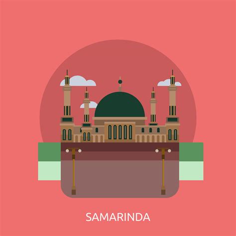 Samarinda City of Indonesia Conceptual illustration Design 465164 ...