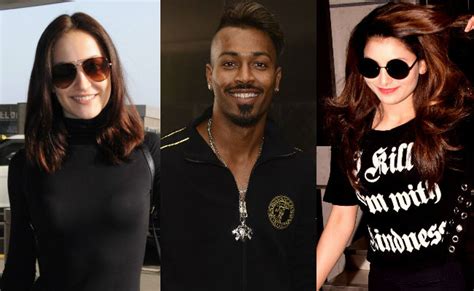 Elli AvrRam's Rumoured Boyfriend Hardik Pandya Spotted Flirting With ...