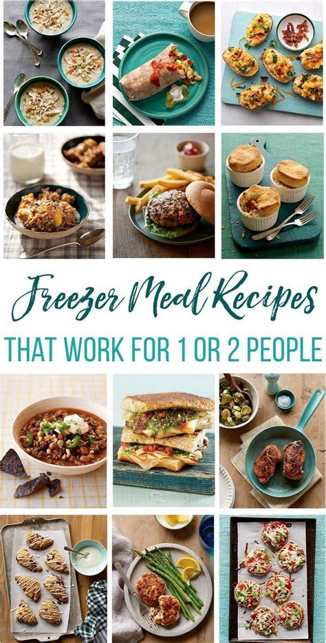 80+ Easy Freezer Meals for 1 or 2 People - Thriving Home | Freezable ...