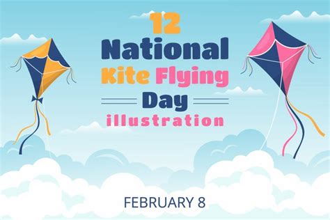 12 National Kite Flying Day Illustration