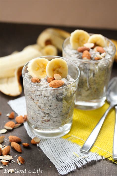 banana chia seed pudding