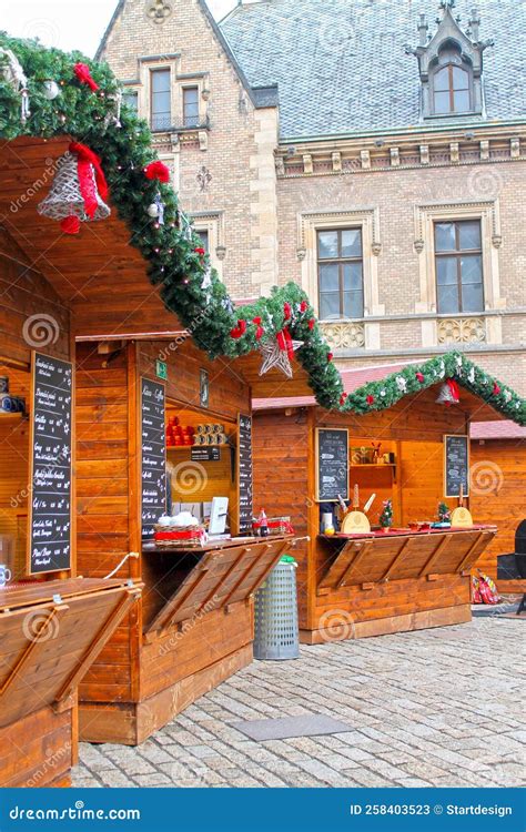 Prague Christmas Market on Old Town Square Editorial Stock Photo - Image of market, cathedral ...