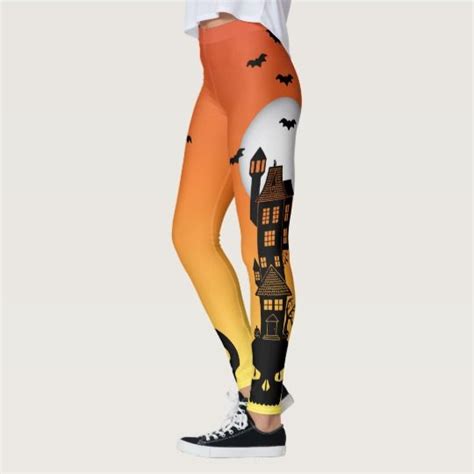 Haunted House Leggings | Haunted house, Leggings, Clothes