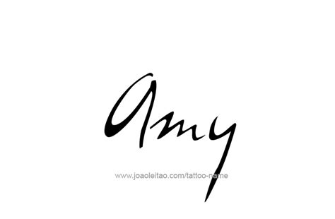 Amy Name Tattoo Designs