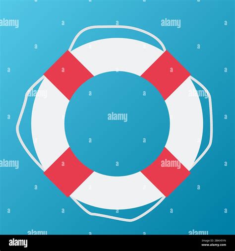 Lifebuoy Icon. Vector Illustration Stock Vector Image & Art - Alamy