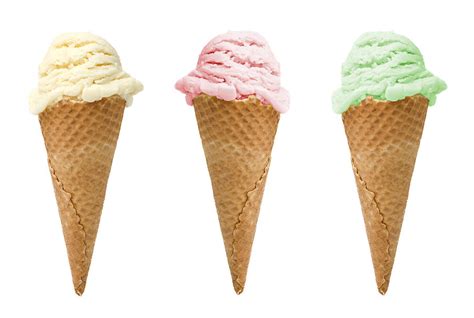 Three Ice Creams Photograph by Amanda Elwell