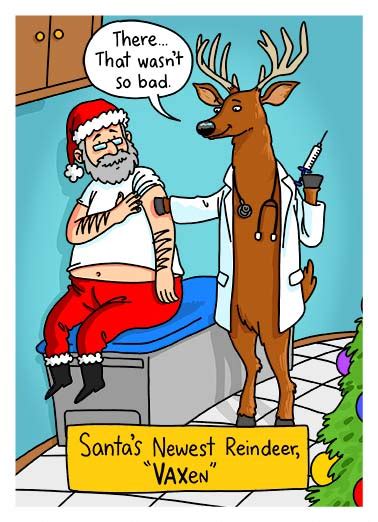 Santa got a new reindeer this year : r/Snorkblot