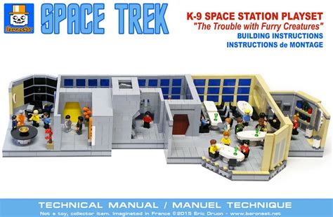 STAR TREK K-7 SPACE STATION INSTRUCTIONS | Lego star trek, Star trek toys, Star trek