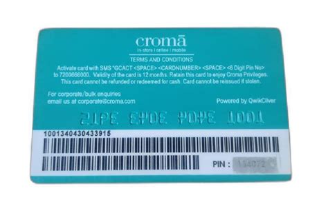 E-Gift Voucher Croma Gift Card at Rs 1000/piece in Thane | ID: 27293689397