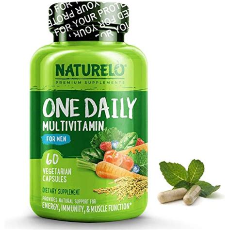 NATURELO One Daily Multivitamin For Men - With Whole Food Vitamins Organic Best | eBay