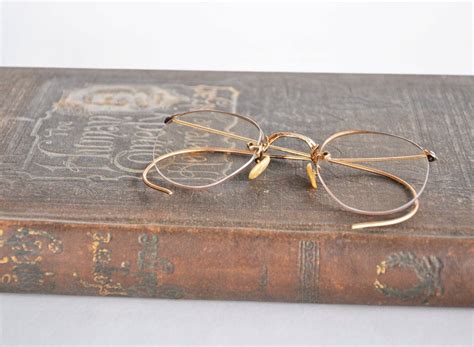 Vintage Wire Frame Eyeglasses Antique Spectacles Old by FairyLynne