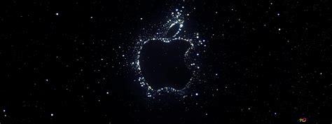 Apple iphone 14 series Apple brand logo on black background 4K ...