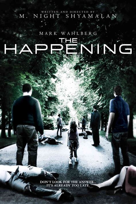 The Happening (2008) Poster - M. Night Shyamalan Photo (43789623) - Fanpop