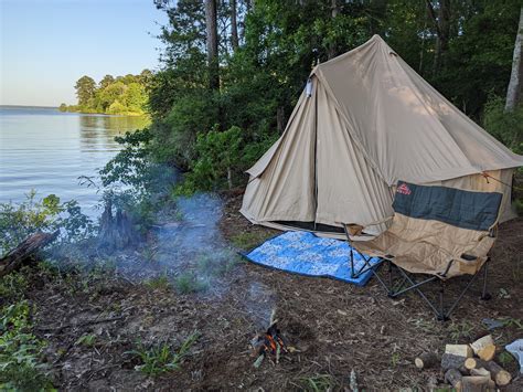 Dispersed Camping-Sabine National Forest. Was some precarious times making it to this spot, but ...