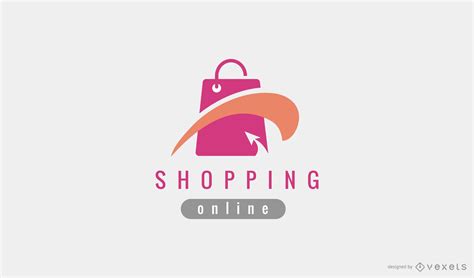 Online Shopping Bag Editable Logo Vector Download