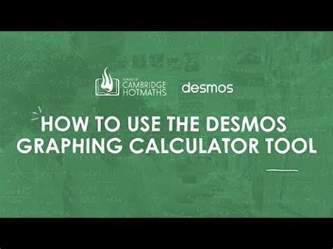 How to use Desmos Graphing Calculator Tool _updated - YouTube