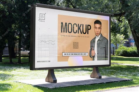 Premium PSD | Street advertising mockup