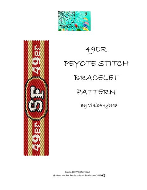 49 Peyote Stitch Beaded Bracelet Pattern by Vikisanybead - Etsy