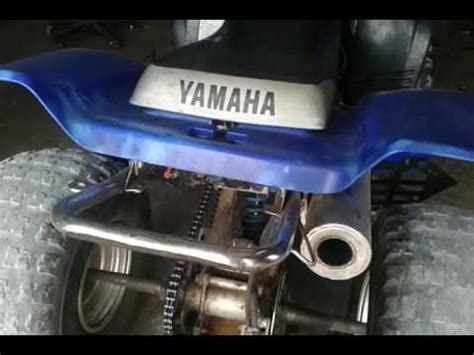 Yamaha warrior 350 cobra exhaust sound - YouTube