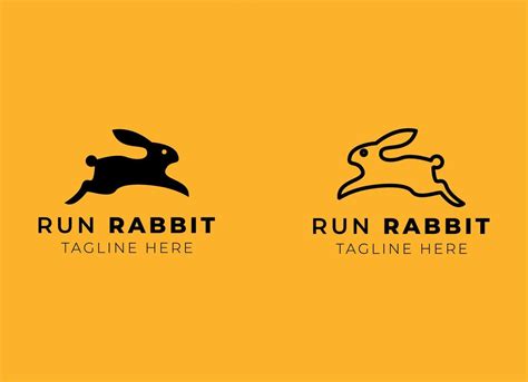 Rabbit Logo Design Template Icon Retro Vector Illustration 21568150 ...