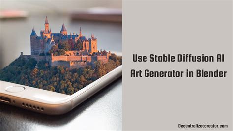 How to Use Stable Diffusion AI Art Generator in Blender - DC