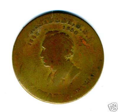 Rare 1849-50 Zachary Taylor Coin Token w/ Likeness | #85403096