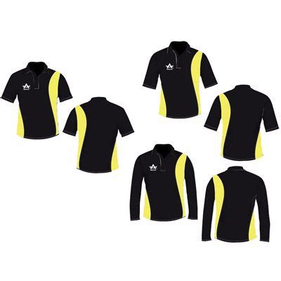 Wholesale Black Yellow Cricket Shirts Manufacturers