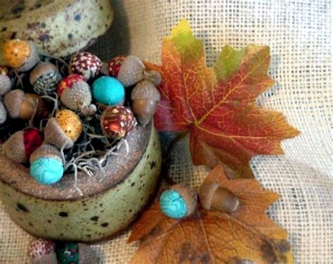 Autumn decoration crafts with acorns - 36 ideas for a cozy home – Ofdesign