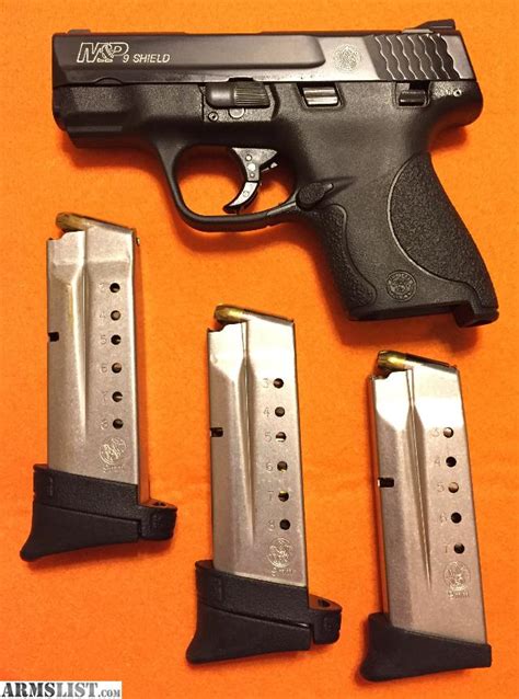 ARMSLIST - For Sale/Trade: S&W M&P Shield 9mm + Accessories