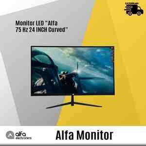 Monitor LED Alfa, 75 Hz 24 INCH Curved - MAQAZIN.AZ