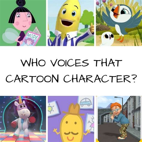 Who voices that cartoon character? - Gift Grapevine