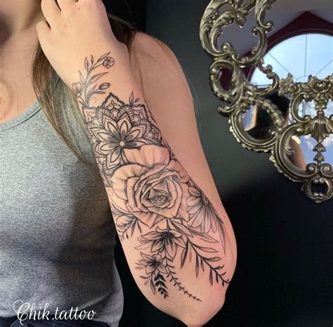 Pin by Chik.tattoo on chik tattoo | Floral tattoo sleeve, Flower tattoo ...